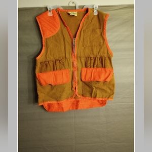 Vintage saftbak man's hunting vest size L